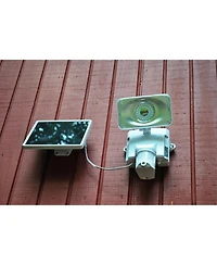 Maxsa Innovations Solar-Powered Video Camera Floodlight - White