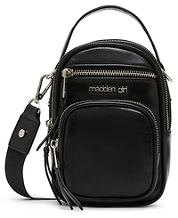Madden Girl Blakec Crinkle Zipper Crossbody Bag