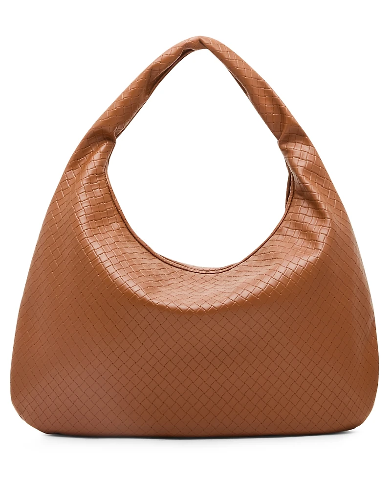 Madden Girl Jesinia Woven Zipper Hobo Bag