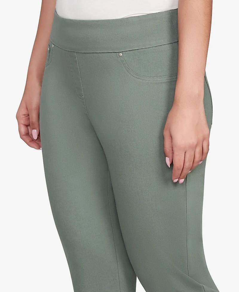 Ruby Rd. Petite Soft Denim Faux Pocket Pants