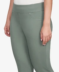 Ruby Rd. Petite Soft Denim Faux Pocket Pants