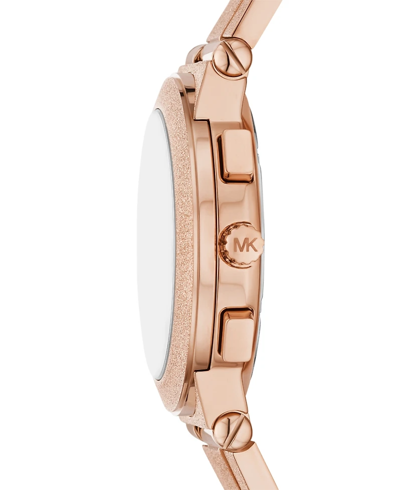Michael Kors Women's Billie Chronograph Rose Gold-Tone Stainless Steel Watch, 40mm