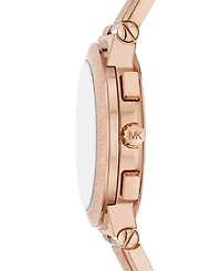 Michael Kors Women's Billie Chronograph Rose Gold-Tone Stainless Steel Watch, 40mm