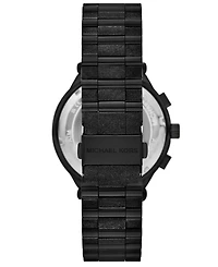 Michael Kors Men's Billie Chronograph Black Ip Stainless Steel Watch, 44mm