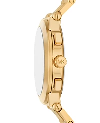 Michael Kors Men's Billie Chronograph Gold-Tone Stainless Steel Watch, 44mm