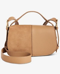 On 34th Jaqqy Faux-Suede Crossbody Bag, Macy's Exclusive
