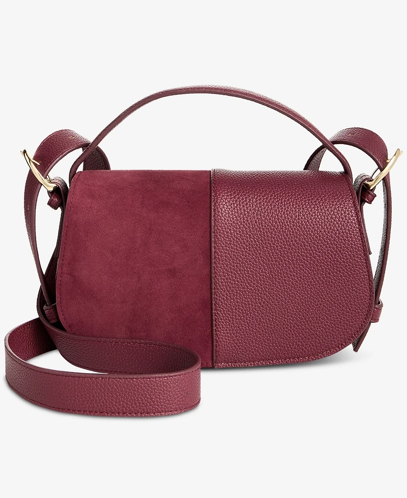 On 34th Jaqqy Faux-Suede Crossbody Bag, Macy's Exclusive