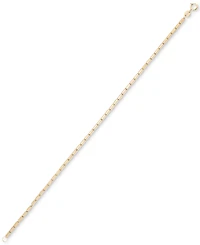 Polished Tube Segmented Link Chain in 10k Gold