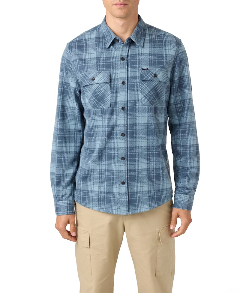 O'Neill Men's Sutton Knit Plaid Shirt