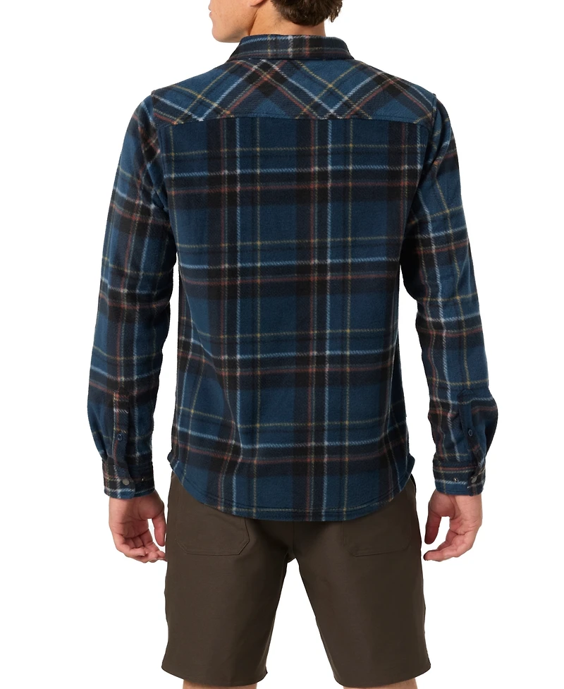 O'Neill Men's Glacier Plaid Superfleece Shirt