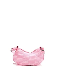 Pre-Owned Balenciaga Xs Le Cagole Giant Studs Shoulder Bag Bb Denim