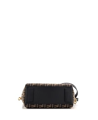 Pre-Owned Versace Medium x Fendi Fendace La Medusa Top Handle Bag Zucca Canvas and Leather