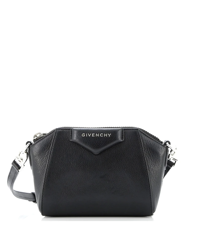 Pre-Owned Givenchy Nano Antigona Crossbody Bag Leather