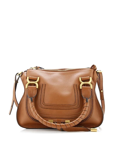 Pre-Owned Chloe Small Marcie Satchel Leather
