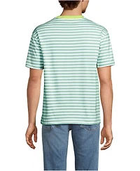 Lands' End Men's Short Sleeve Super-t Crew Relaxed Fit Tee
