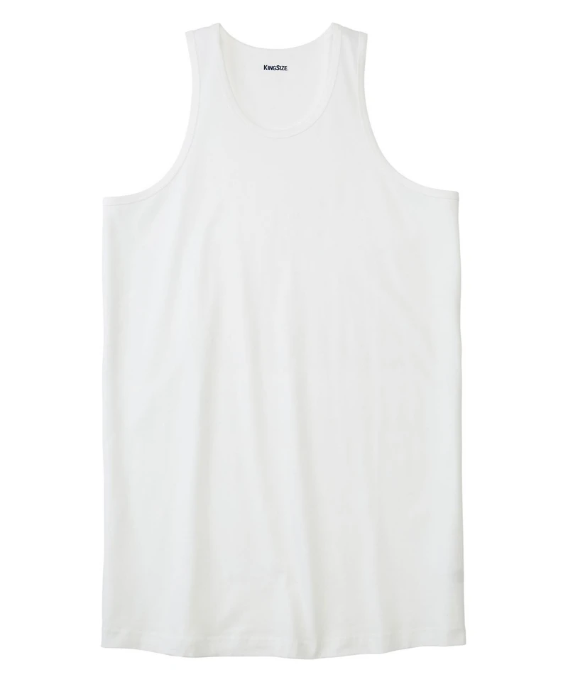 KingSize Big & Tall Shrink-Less Lightweight Longer-Length Tank