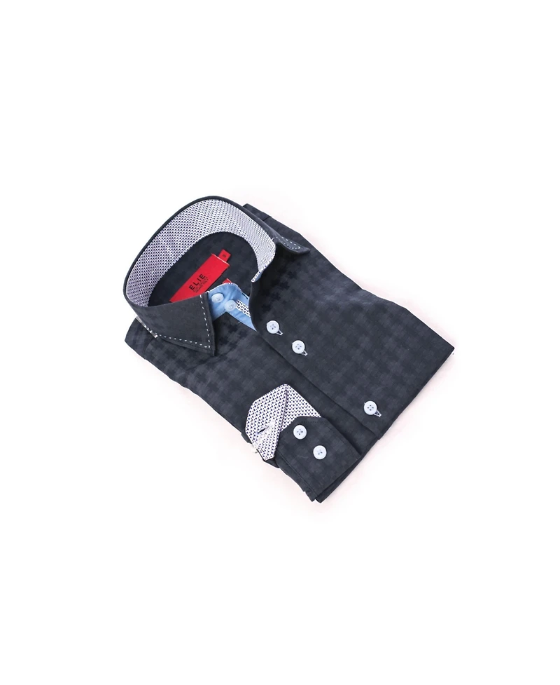 Elie Balleh Toddler Navy Button-Down Slim Fit Shirt