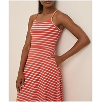 Pact Women's Organic Cotton Fit & Flare Midi Dress - Shorty