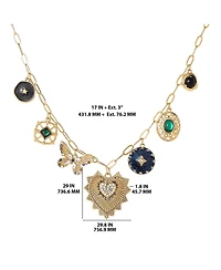 BCBGeneration Zodiac Charm Necklace
