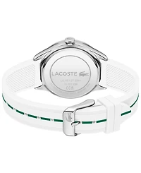 Lacoste Women's Billie White Silicone Strap Watch, 36mm