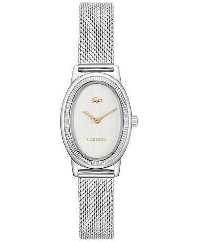 Lacoste Women's Parisienne Silver Tone Stainless Steel Bracelet Watch, 22mm