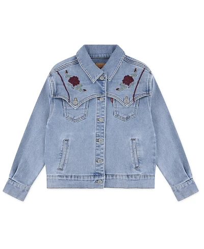 Levi's Big Girls Oversized Western Trucker Jacket