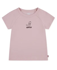 Levi's Big Girls Boot Applique Raglan Top