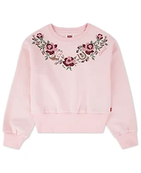 Levi's Big Girls Meet and Greet Western Crewneck Sweatshirt