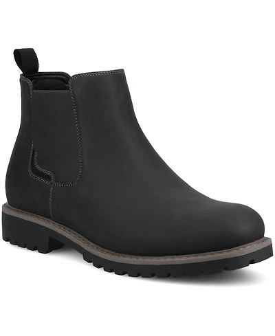 Vance Co. Men's Osmond Comfort Round Toe Chelsea Boots