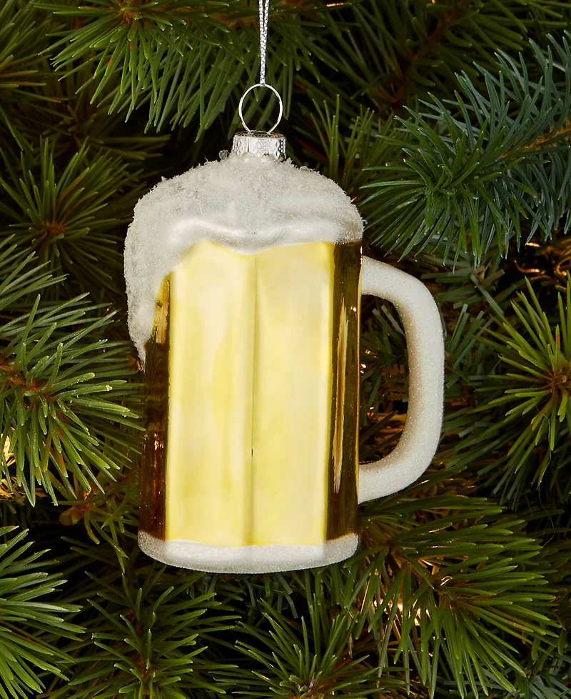 Holiday Lane Spirits Beer Mug Ornament, Macy's Exclusive