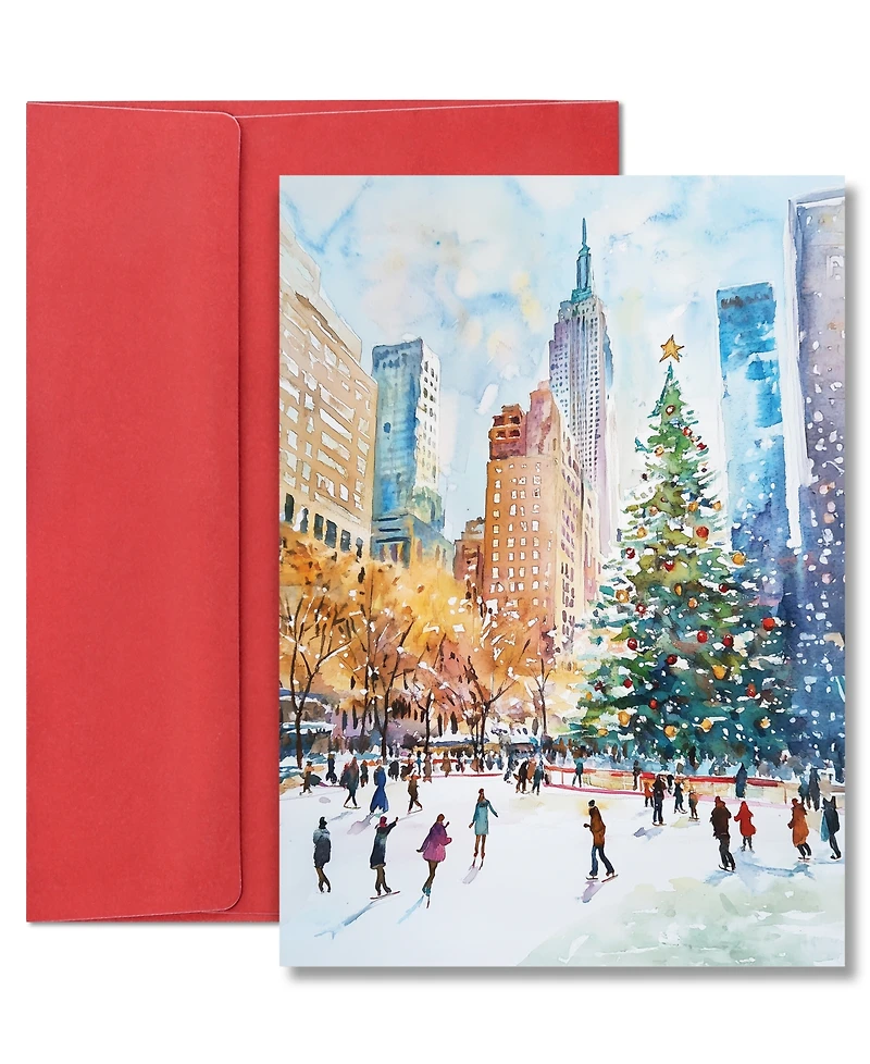 Masterpiece Studios New York Skaters Holiday Boxed Cards