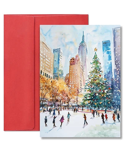 Masterpiece Studios New York Skaters Holiday Boxed Cards