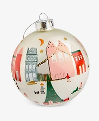 Holiday Lane Merry Magic Winter Town Ball Ornament, Macy's Exclusive