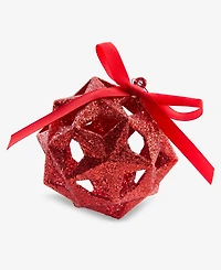 Holiday Lane Christmas Glitters Star Ball Ornament, Macy's Exclusive