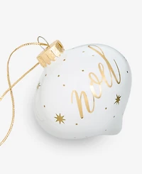 Holiday Lane Blessed Glass Noel 2025 Onion Ornament, Macy's Exclusive
