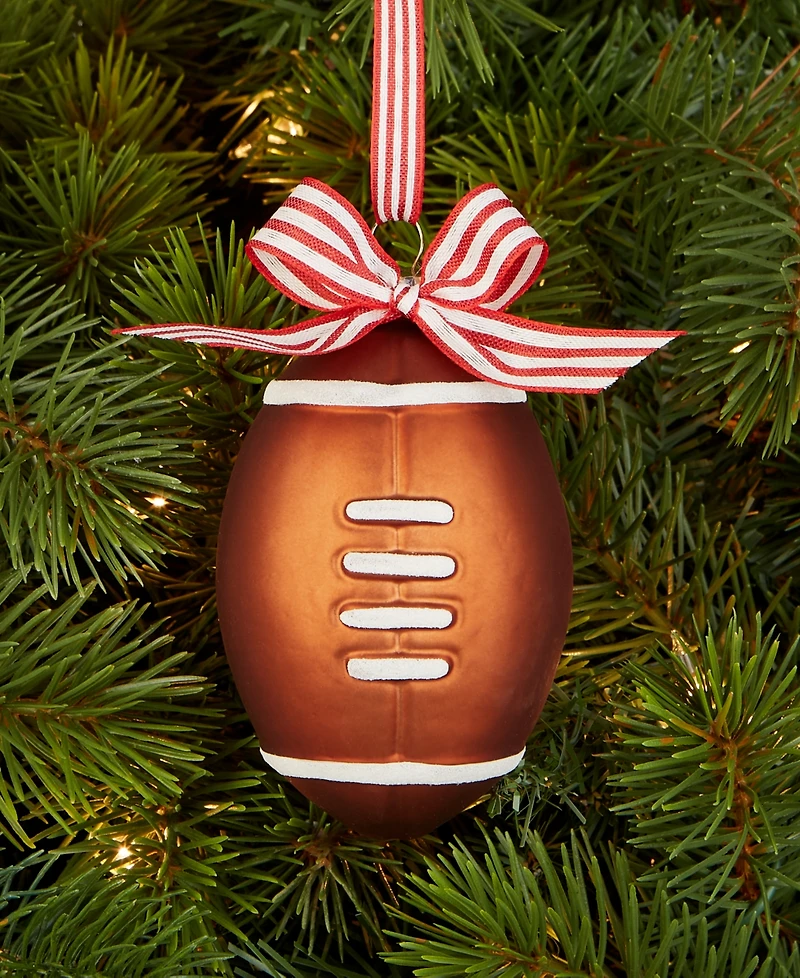 Holiday Lane Sports Football Ornament, Macy's Exclusive