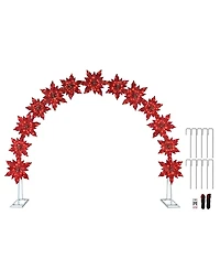 Mr. Christmas Poinsettia Illuminated Arch