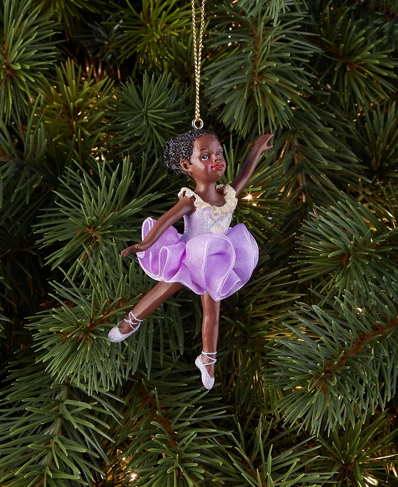 Holiday Lane Purple Ballerina Ornament, Macy's Exclusive