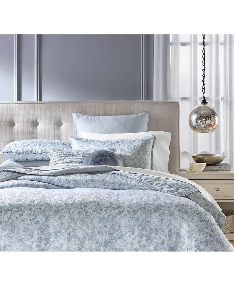 Hotel Collection Crystalline Micropleated Decorative Pillow, 14" x 22", Macy's Exclusive