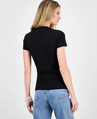 Guess Women's Python Triangle T-Shirt