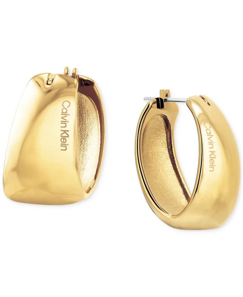 Calvin Klein Small Modern Purity Hoop Earrings, 0.97"