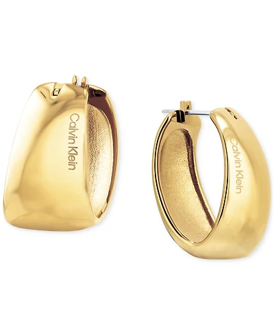 Calvin Klein Small Modern Purity Hoop Earrings, 0.97"