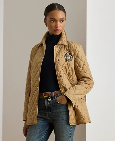 Lauren Ralph Women's Quilted Crest Jacket