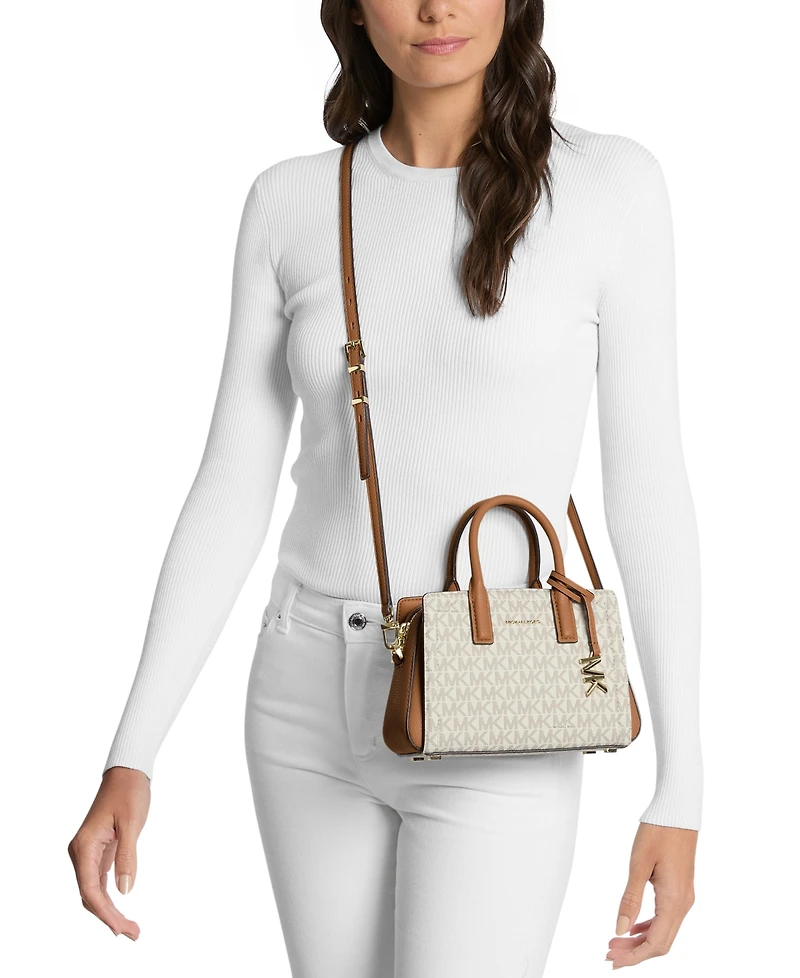 Michael Kors Laila Extra-Small Signature Logo Crossbody Bag