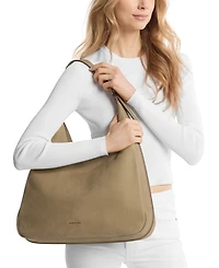 Michael Kors Nolita Large Nubuck Hobo Shoulder Bag