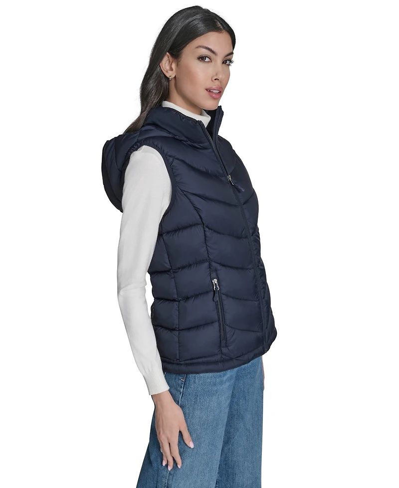Charter Club Women's Packable Hooded Puffer Vest