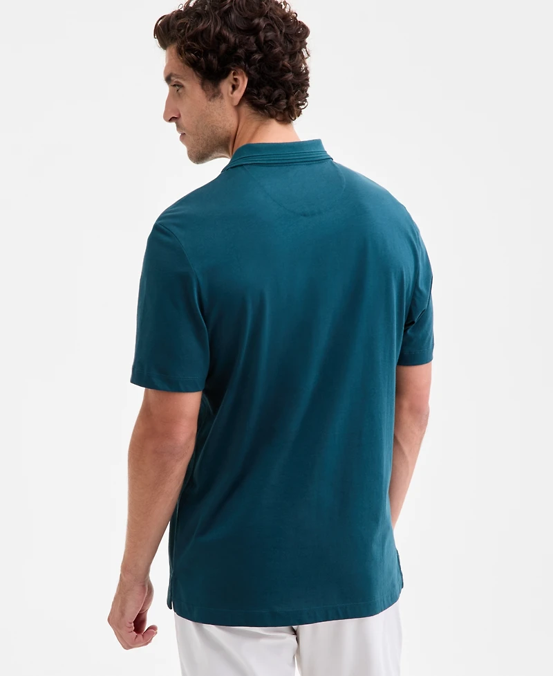 Alfani Men's Regular-Fit Mercerized Polo Shirt, Created for Macy's