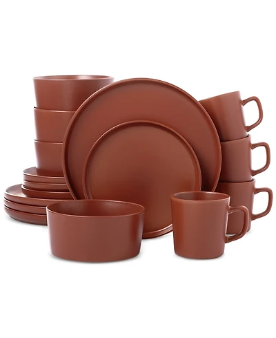 Lorren Home Trends Red 16-Pc. Dinnerware Set, Service for 4