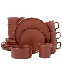 Lorren Home Trends Red 16-Pc. Dinnerware Set, Service for 4