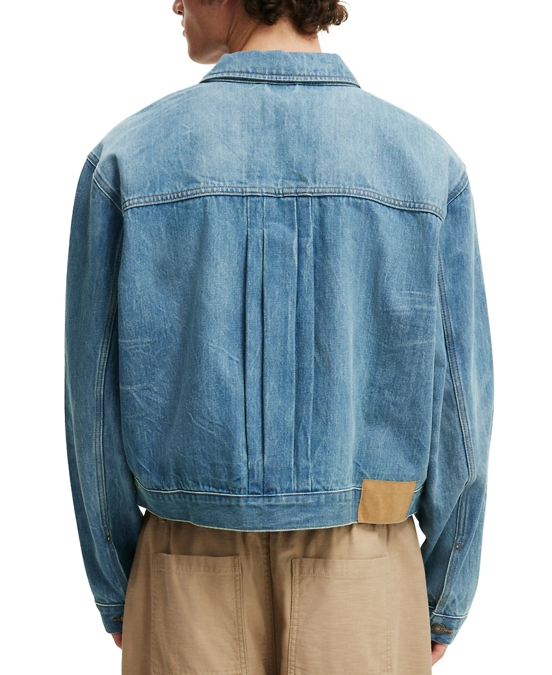 Cotton On Men's Denim Rinse Jacket